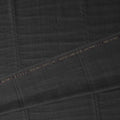 Exquisite Charcoal Black Self Loro Piana Super 150's Merino Wool Suiting Tailoring Fabric Fine 3.75m x 150cm Piece Premium Quality Italian Origin - D32034 Regal Fabrics