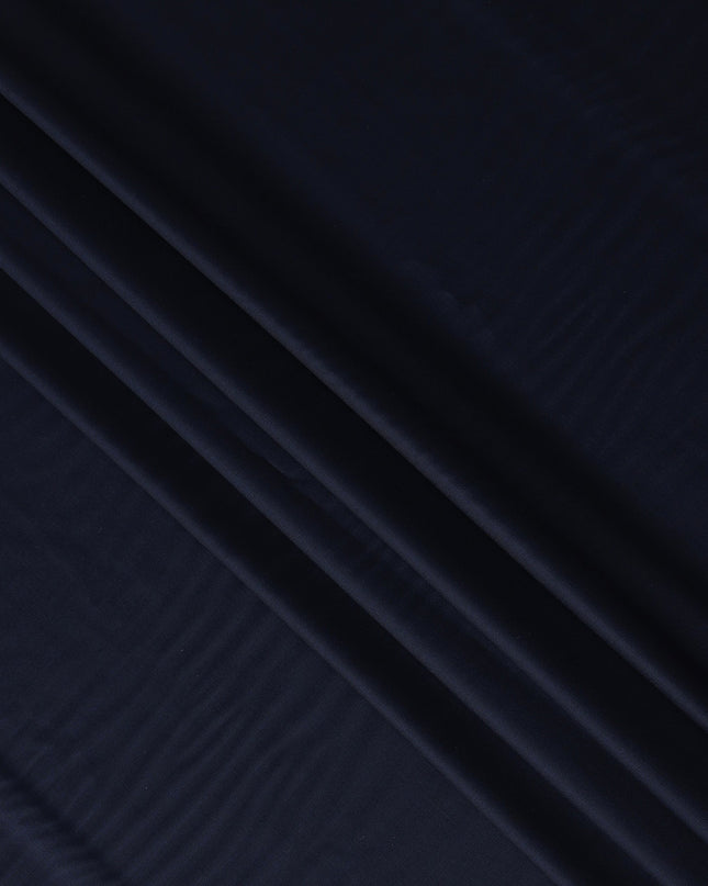 Deep Navy Blue Loro Piana Wool Suiting 3.75m