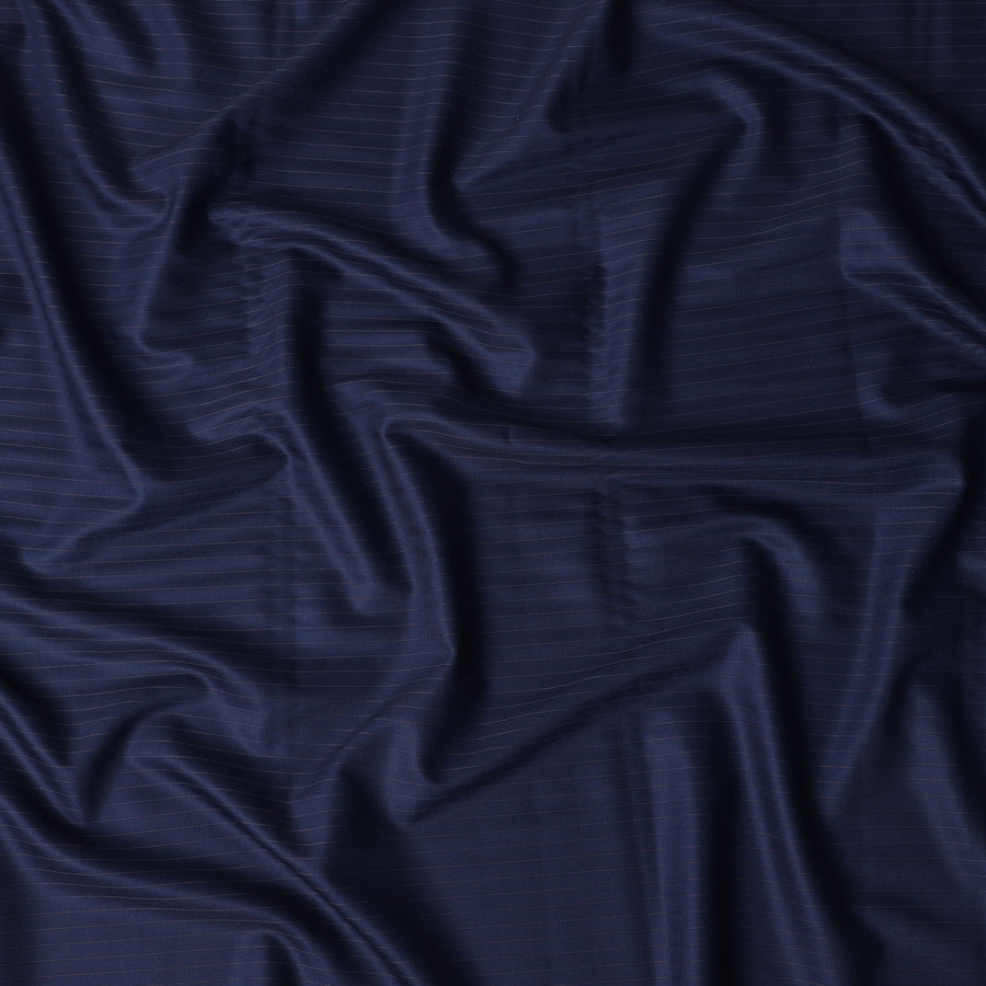 Navy Blue Loro Piana Wool Suiting 3.75m