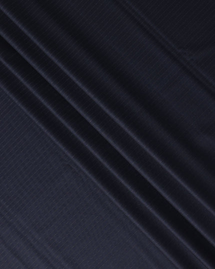 Slate Navy Blue Loro Piana Wool Suiting 3.75m