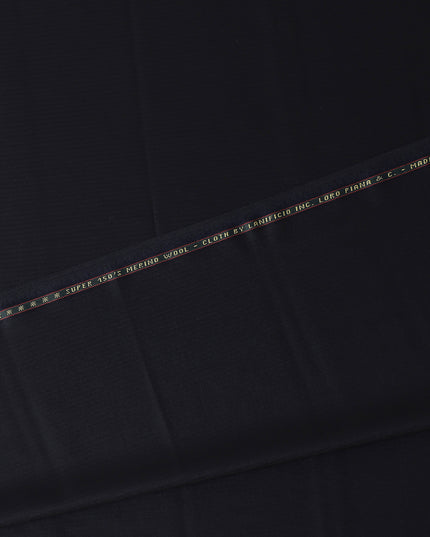 Sophisticated Graphite Grey Self Loro Piana Super 150's Merino Wool Suiting Tailoring Fabric Fine 3.75m x 150cm Piece Premium Quality Italian Origin - D32041 Regal Fabrics