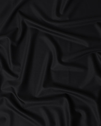 Jet Black Loro Piana Wool Suiting 3.75m
