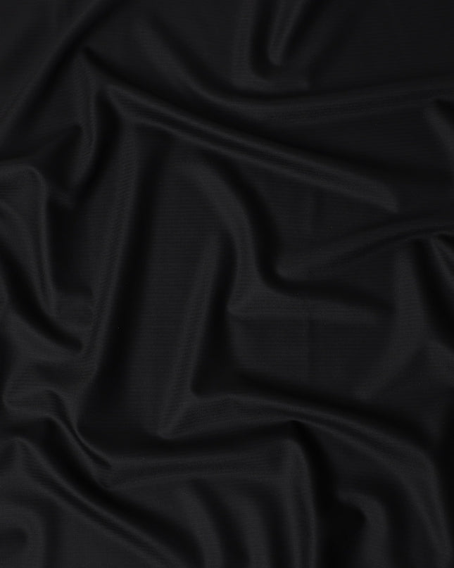 Jet Black Loro Piana Wool Suiting 3.75m