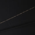 Exquisite Jet Black Self Loro Piana Super 150's Merino Wool Suiting Tailoring Fabric Fine 3.75m x 150cm Piece Premium Quality Italian Origin - D32040 Regal Fabrics