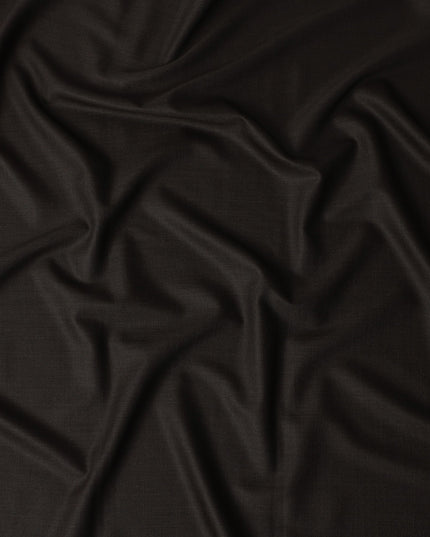 Dark Espresso Brown Loro Piana Wool Suiting 3.75m