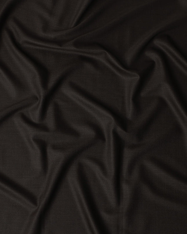 Dark Espresso Brown Loro Piana Wool Suiting 3.75m