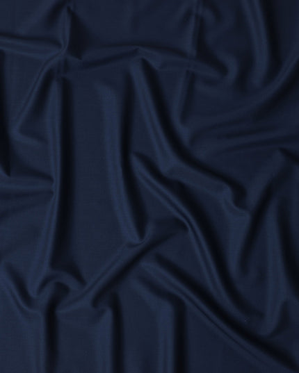 Royal Navy Blue Loro Piana Wool Suiting 3.75m
