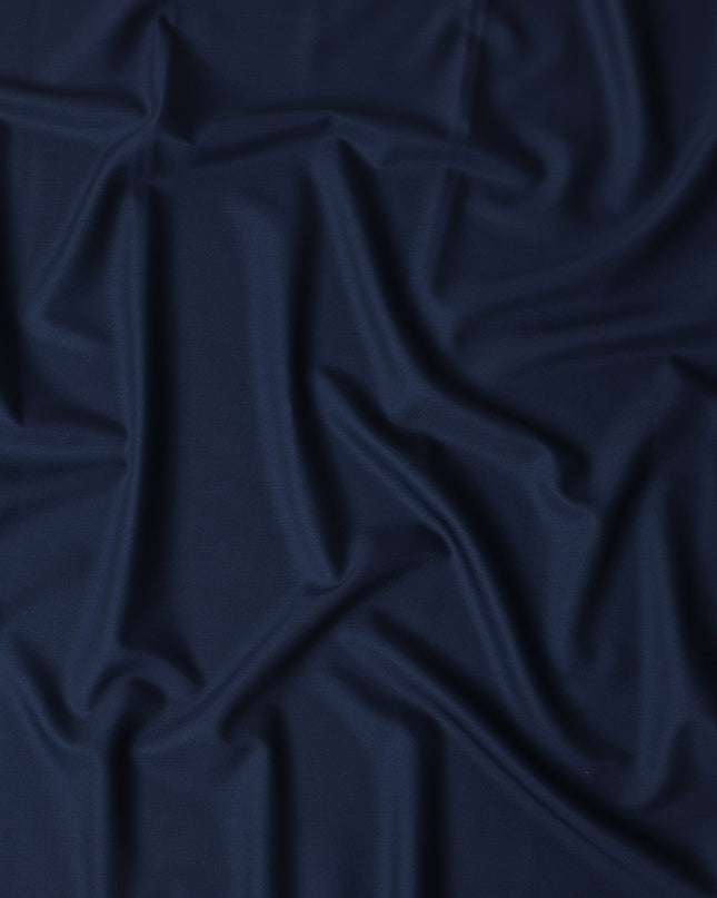 Royal Navy Blue Loro Piana Wool Suiting 3.75m