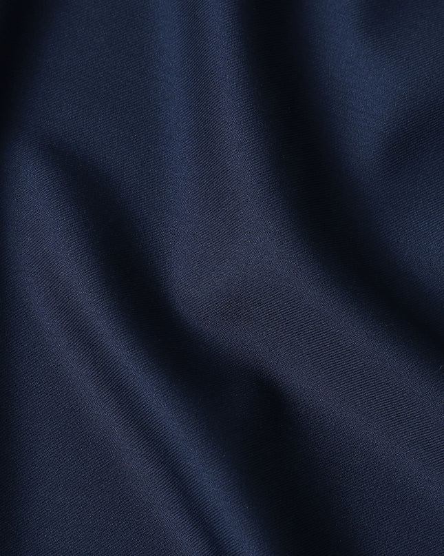 Royal Navy Blue Loro Piana Wool Suiting 3.75m