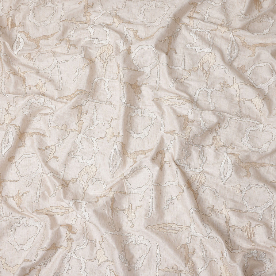 Beige abstract Fabric 150cm | Regal Fabrics