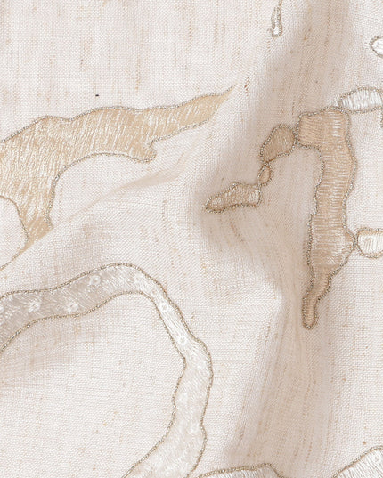 Beige abstract Fabric 150cm | Regal Fabrics