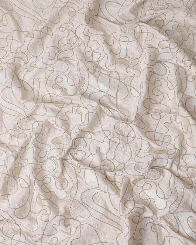 White abstract Fabric 150cm | Regal Fabrics