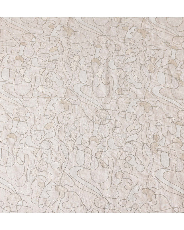 White abstract Fabric 150cm | Regal Fabrics