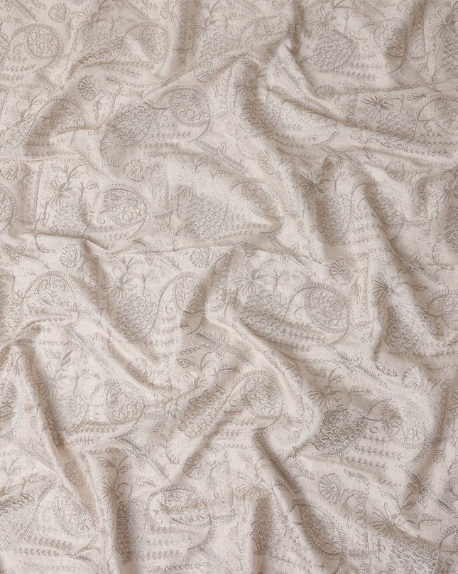 Beige paisley Fabric 150cm | Regal Fabrics