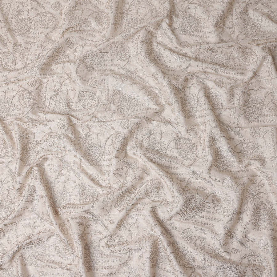 Beige paisley Fabric 150cm | Regal Fabrics