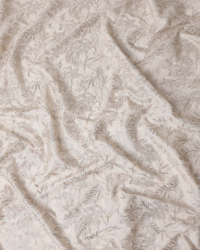 Beige floral Fabric 150cm | Regal Fabrics