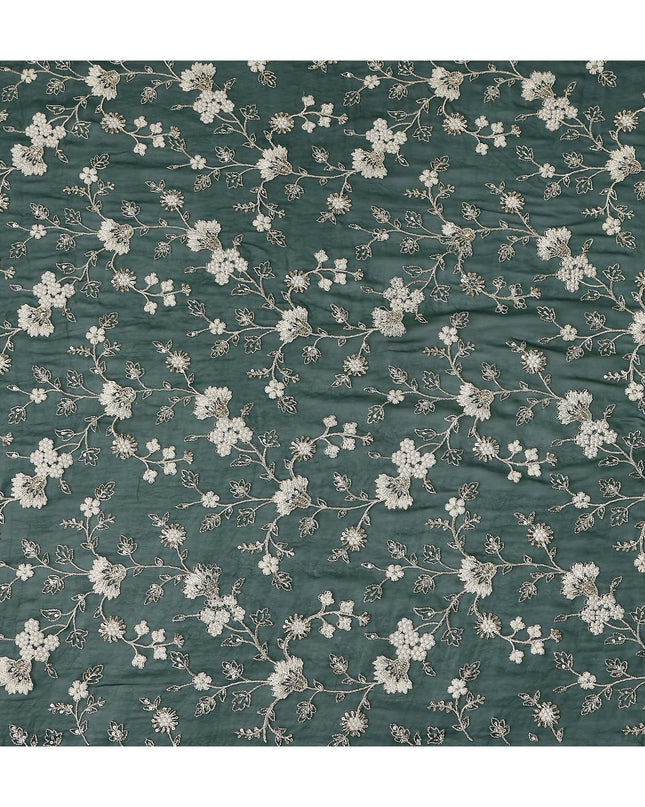 forest green floral Fabric 110cm | Regal Fabrics