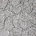 silver grey floral Fabric 110cm | Regal Fabrics