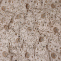 warm taupe beige floral Fabric 110cm | Regal Fabrics
