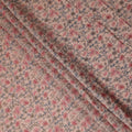 Warm Peach Synthetic Tussar Embroidery Fabric 110cm