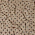 Warm Beige Pure Tussar Silk Fabric 110cm