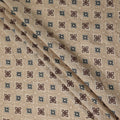 Warm Beige Pure Tussar Silk Fabric 110cm