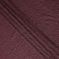 Deep Burgundy Pure Tussar Silk Fabric 110cm