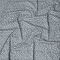Silver Grey Pure Tussar Silk Fabric 110cm
