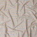 Champagne Beige Synthetic Chiffon Embroidery Fabric 110cm
