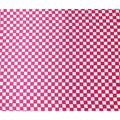 Fuchsia Pink Checkered Silk Satin Fabric 110cm