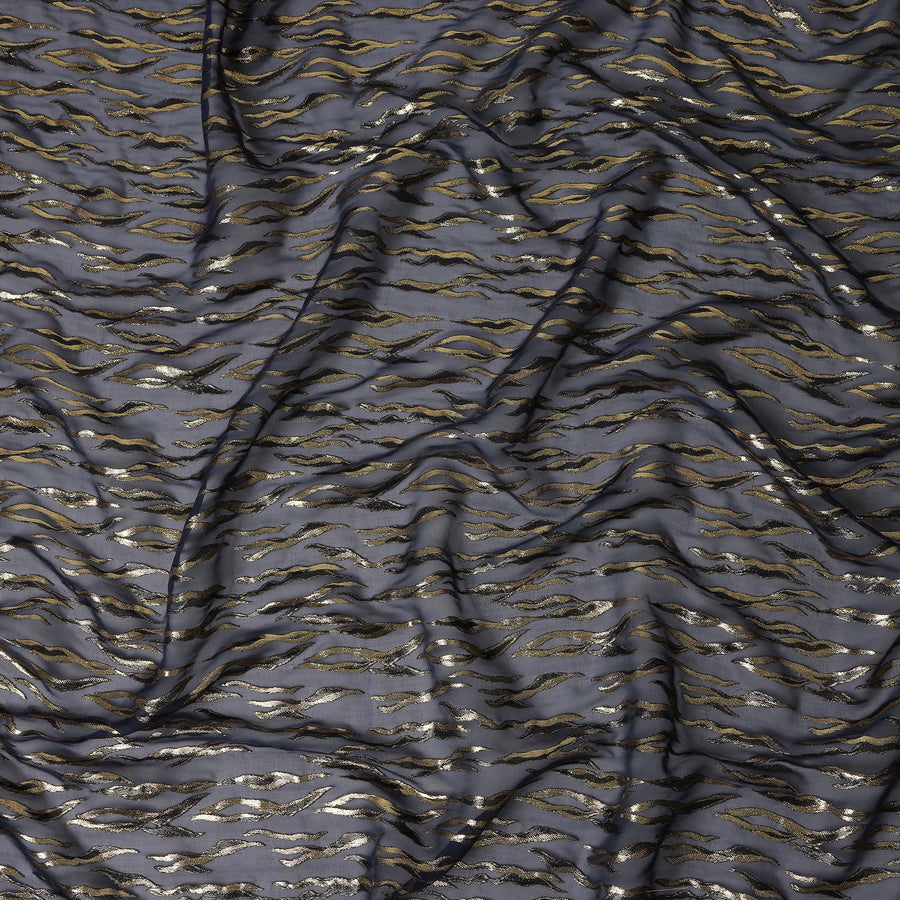 Charcoal Grey Silk Chiffon Fabric 110cm | Regal Fabrics