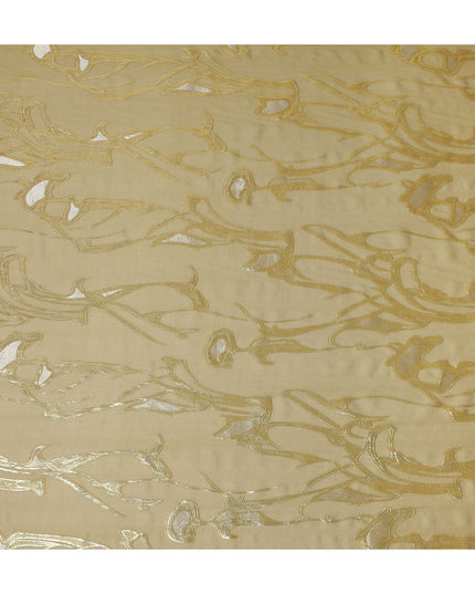 Champagne Gold Silk Chiffon Fabric 110cm | Regal Fabrics