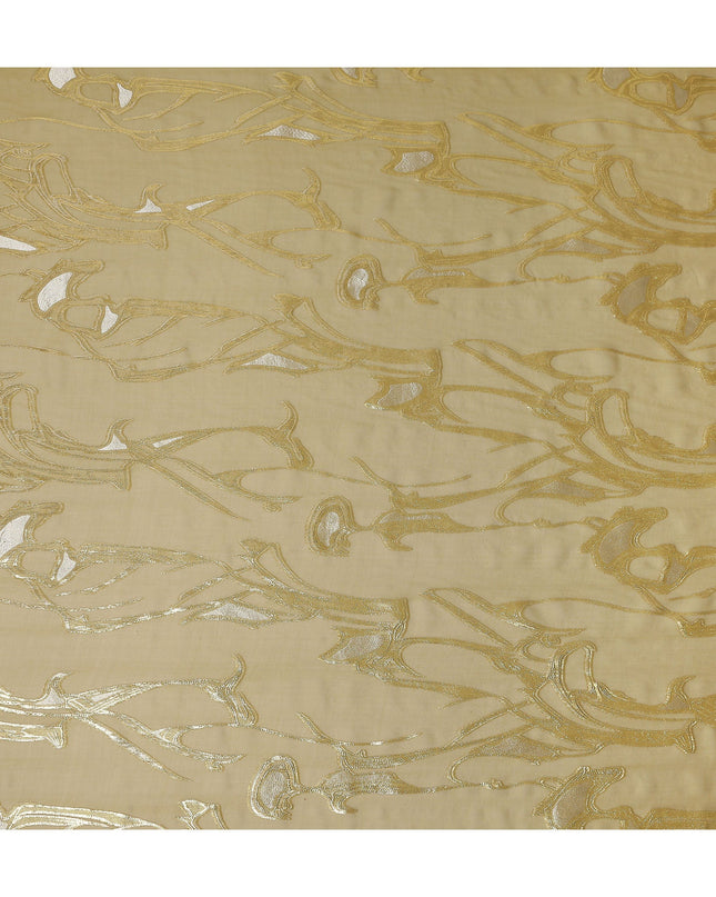 Champagne Gold Silk Chiffon Fabric 110cm | Regal Fabrics