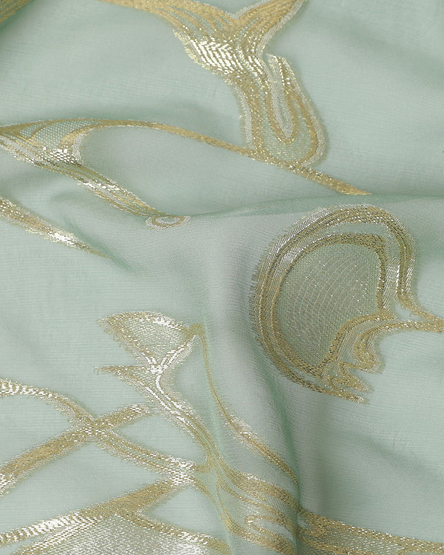 Mint Green Silk Chiffon Fabric 110cm | Regal Fabrics