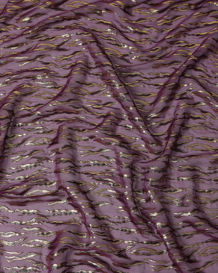 Dusty Plum Silk Chiffon Fabric 110cm | Regal Fabrics
