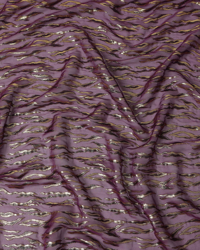 Dusty Plum Silk Chiffon Fabric 110cm | Regal Fabrics