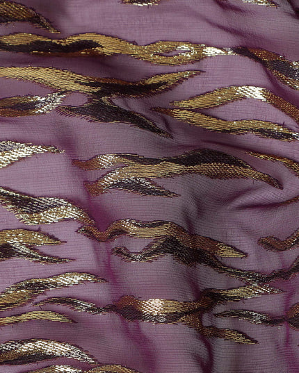 Dusty Plum Silk Chiffon Fabric 110cm | Regal Fabrics
