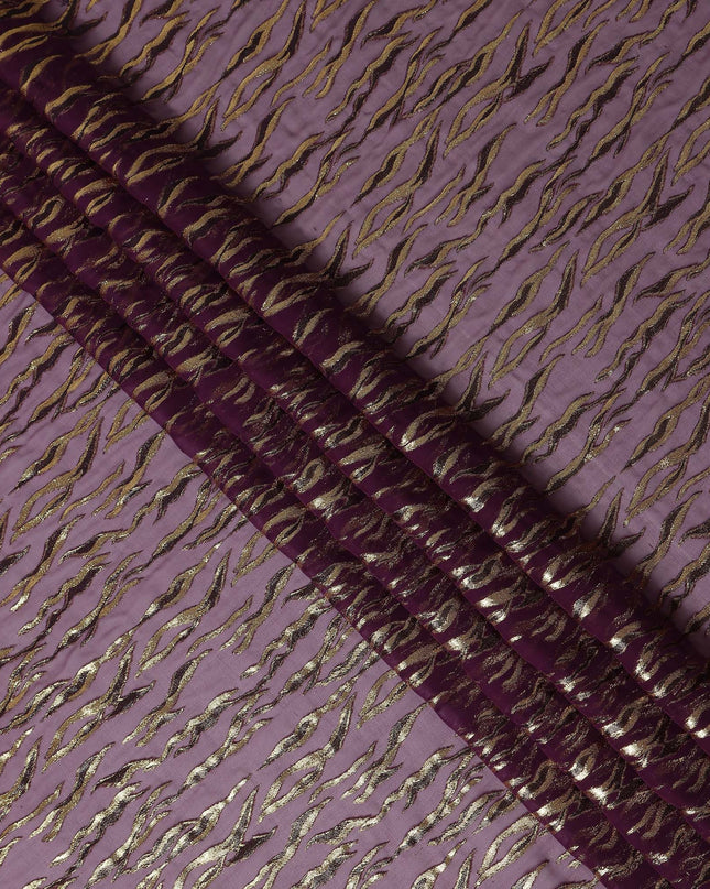 Dusty Plum Silk Chiffon Fabric 110cm | Regal Fabrics