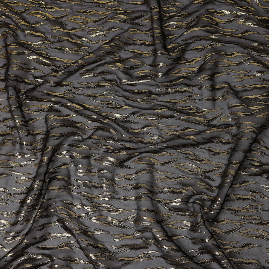 Graphite Grey Silk Chiffon Fabric 110cm | Regal Fabrics