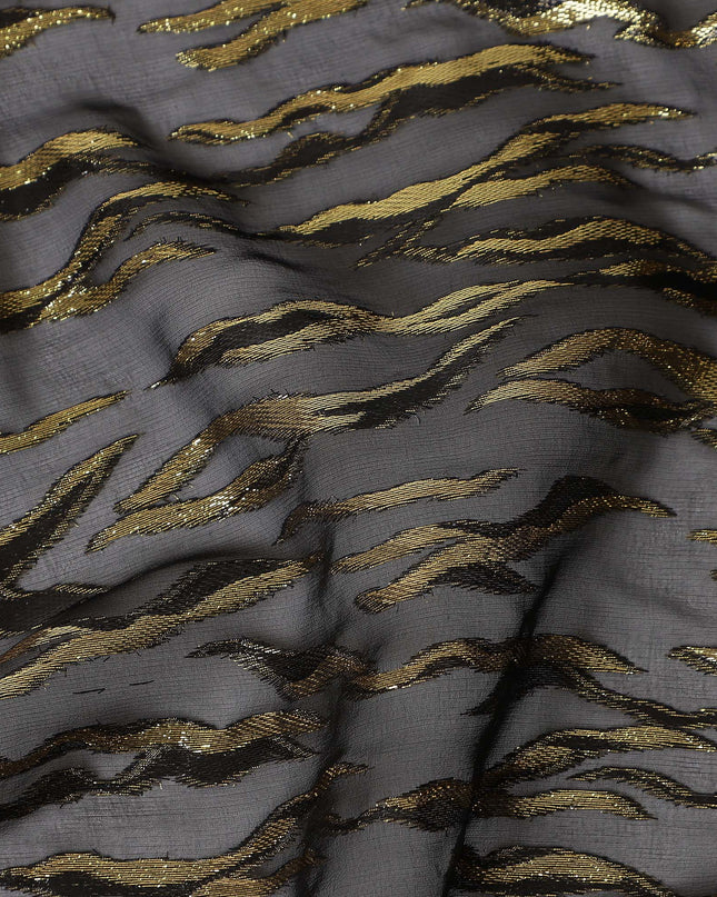 Graphite Grey Silk Chiffon Fabric 110cm | Regal Fabrics