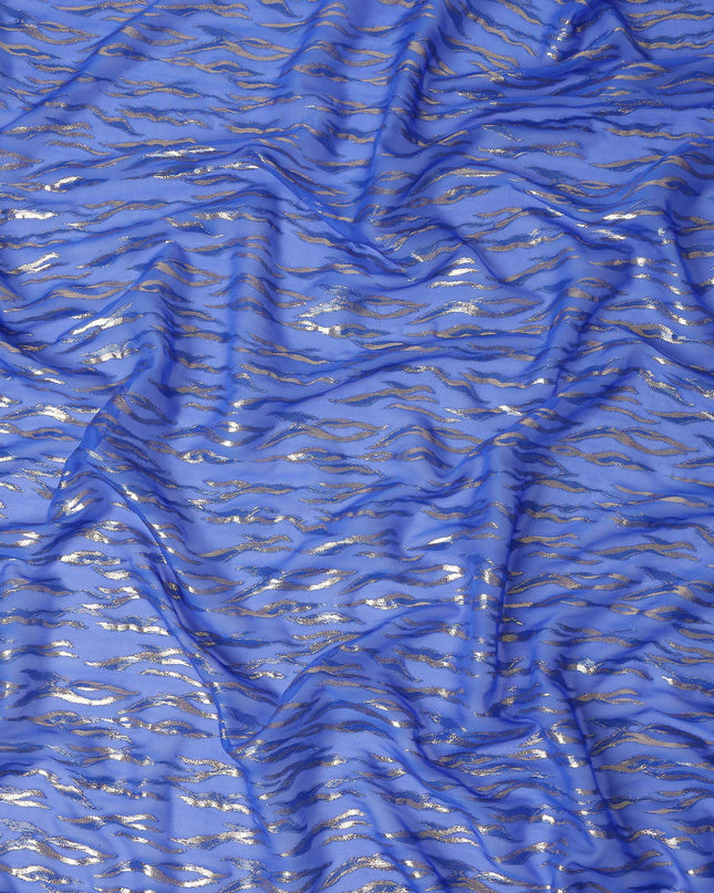 Cornflower Blue Silk Chiffon Fabric 110cm | Regal Fabrics
