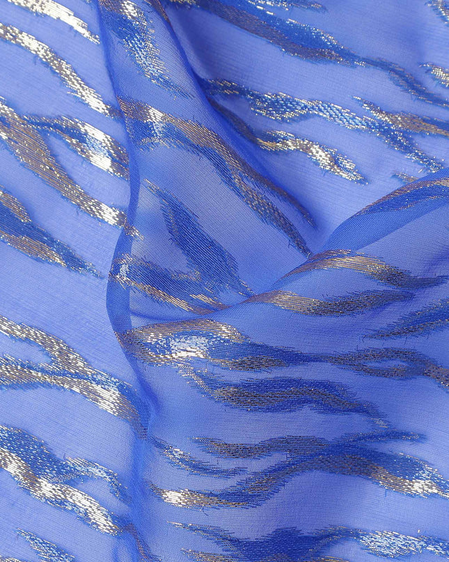 Cornflower Blue Silk Chiffon Fabric 110cm | Regal Fabrics