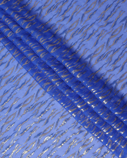 Cornflower Blue Silk Chiffon Fabric 110cm | Regal Fabrics