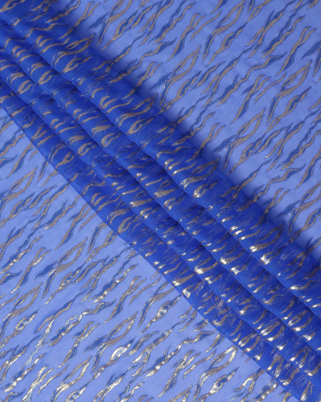 Cornflower Blue Silk Chiffon Fabric 110cm | Regal Fabrics