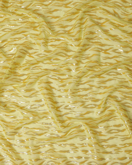 Golden Yellow Silk Chiffon Fabric 110cm | Regal Fabrics