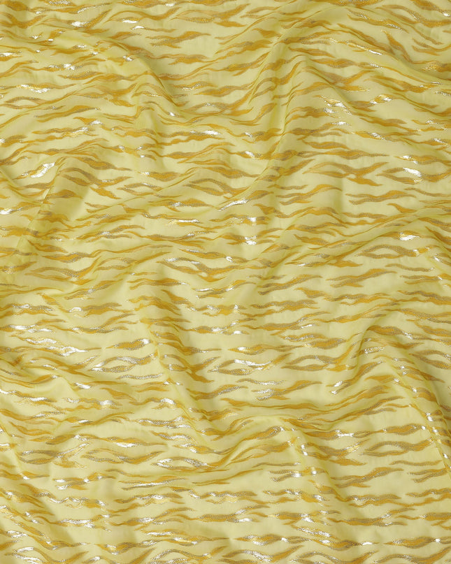 Golden Yellow Silk Chiffon Fabric 110cm | Regal Fabrics