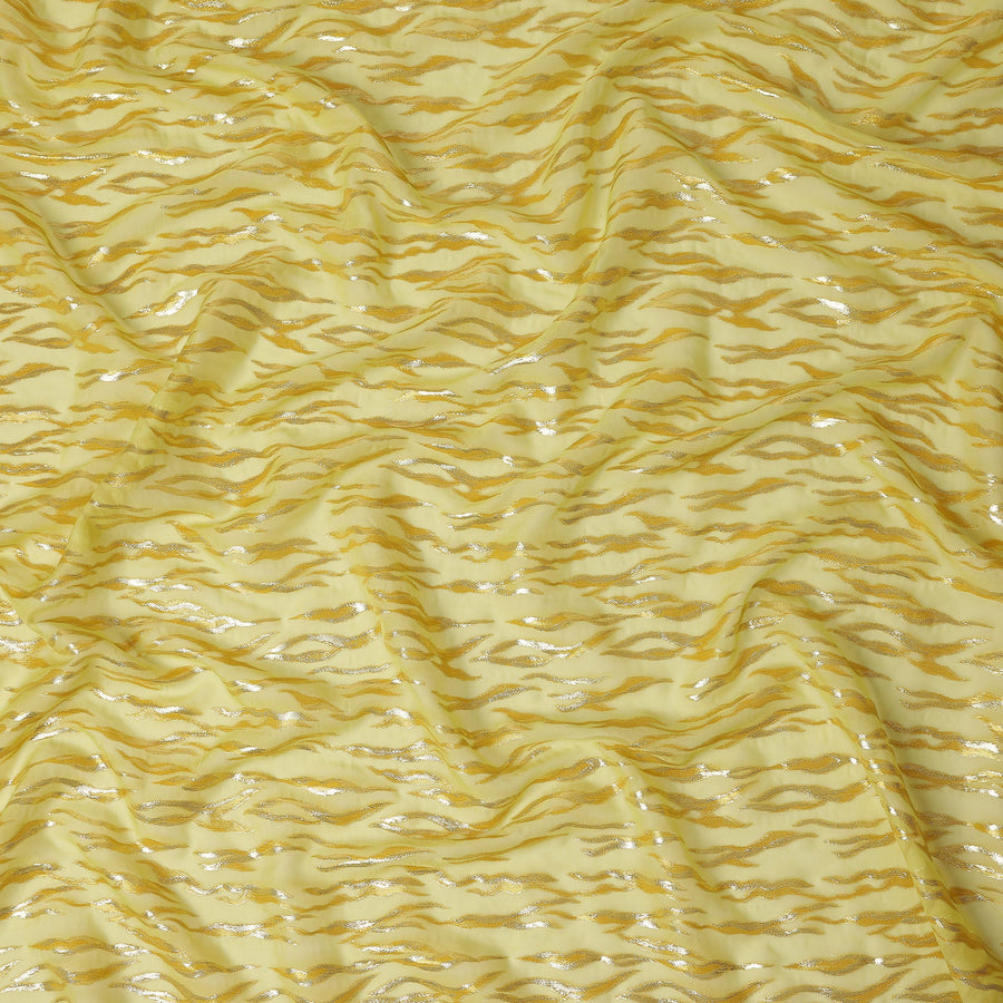 Golden Yellow Silk Chiffon Fabric 110cm | Regal Fabrics