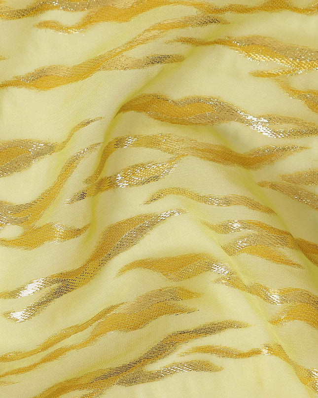 Golden Yellow Silk Chiffon Fabric 110cm | Regal Fabrics