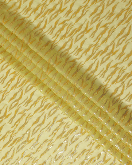 Golden Yellow Silk Chiffon Fabric 110cm | Regal Fabrics