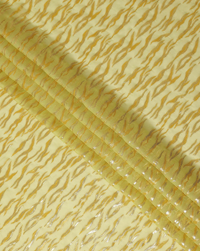 Golden Yellow Silk Chiffon Fabric 110cm | Regal Fabrics